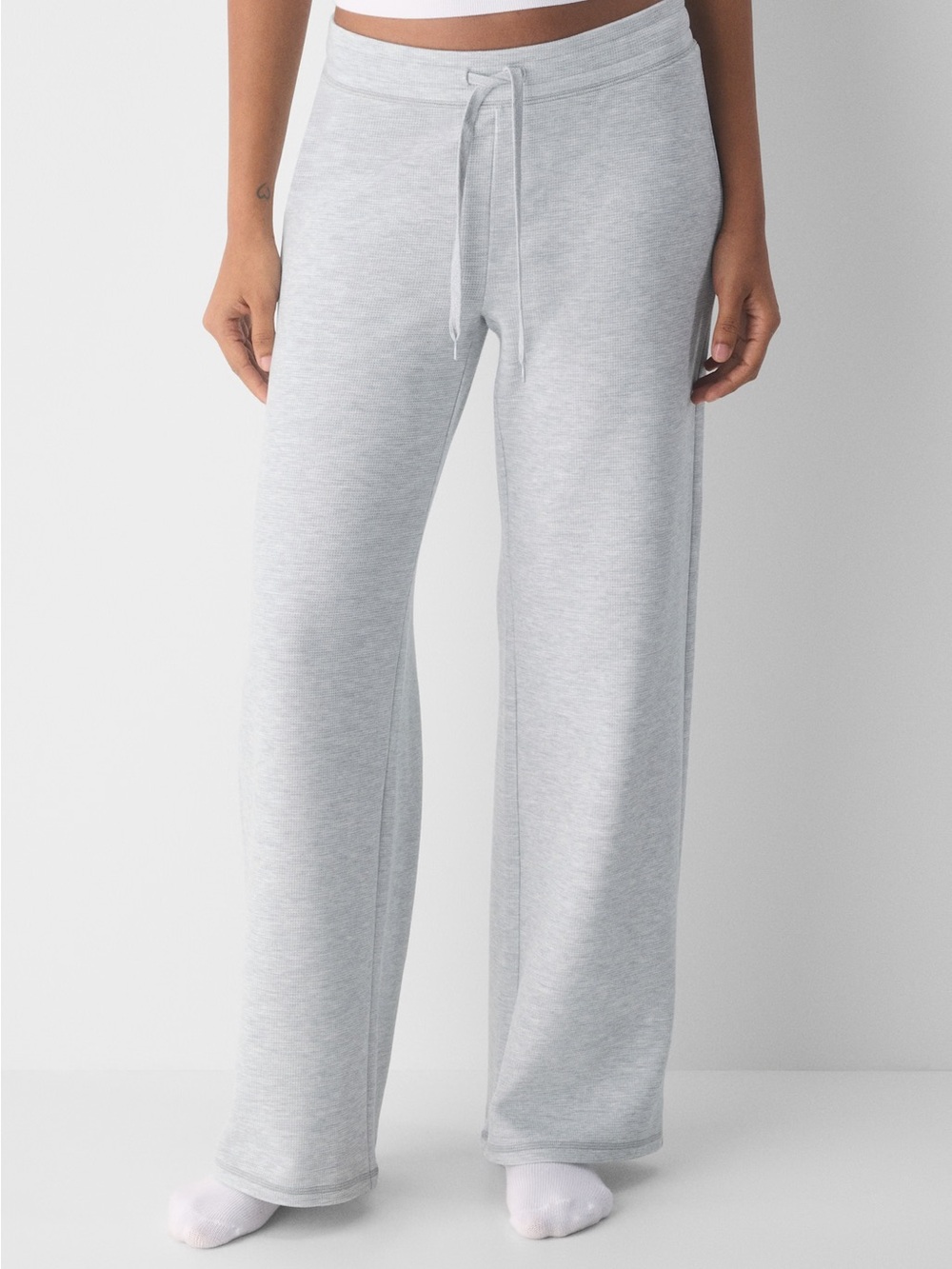 TNA grey wafflex Marks pant
